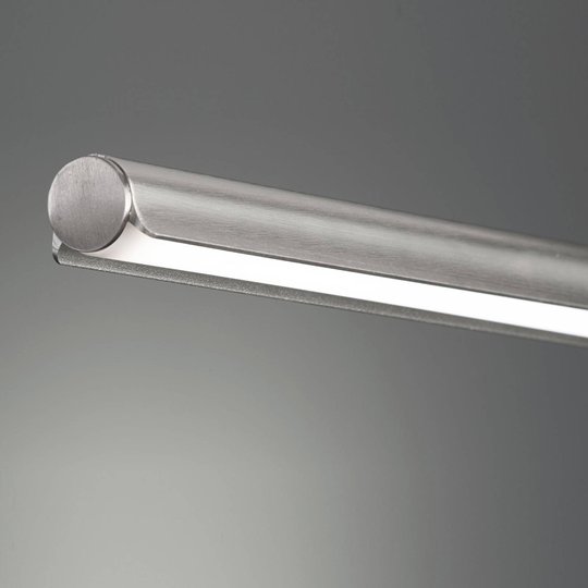 LED-vägglampa Nami strömbrytare, nickelfärg