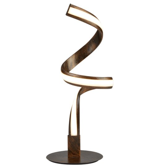 Ribbon bordlampa LED (Beige/brun)