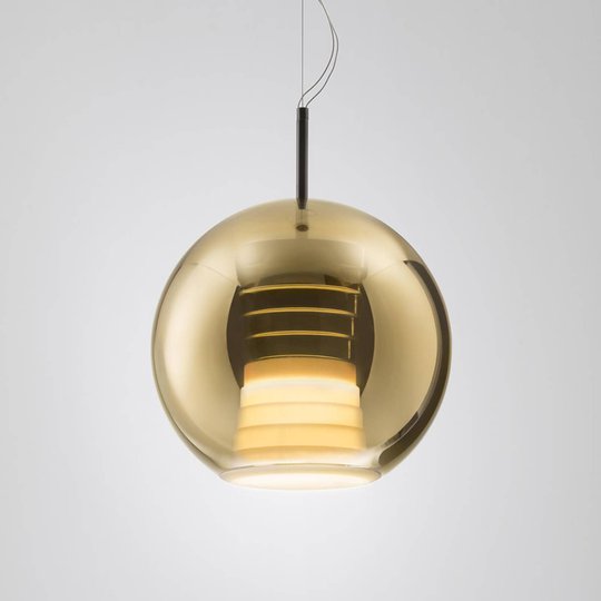 Fabbian Beluga Royal - LED-hänglampa guld 30 cm