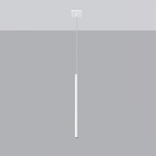 Hänglampa Thin, vit, 1 lampa