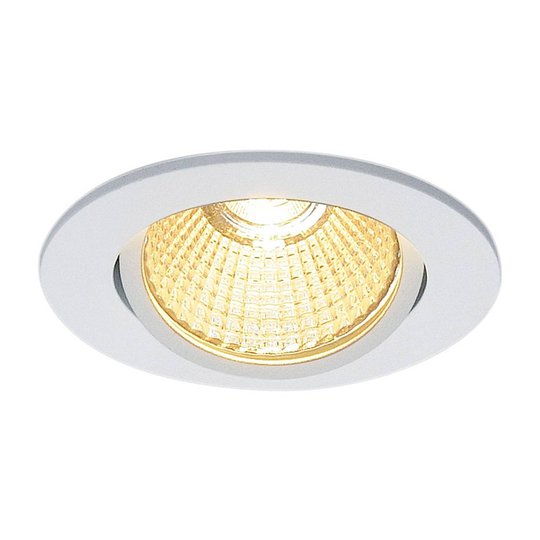 SLV New Tria 68 inbyggnadsspot 3 000 K rund vit