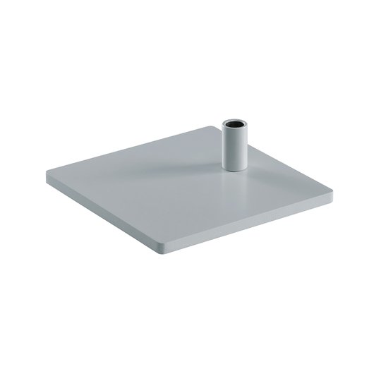 Bordslampa PARA.MI FTL silver, kantig fot