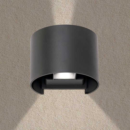 LED-vägglampa Scotty med variabel strålvinkel