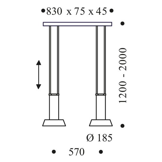 OLIGO Glance LED-pendellampa 2 lampor, akvamarin