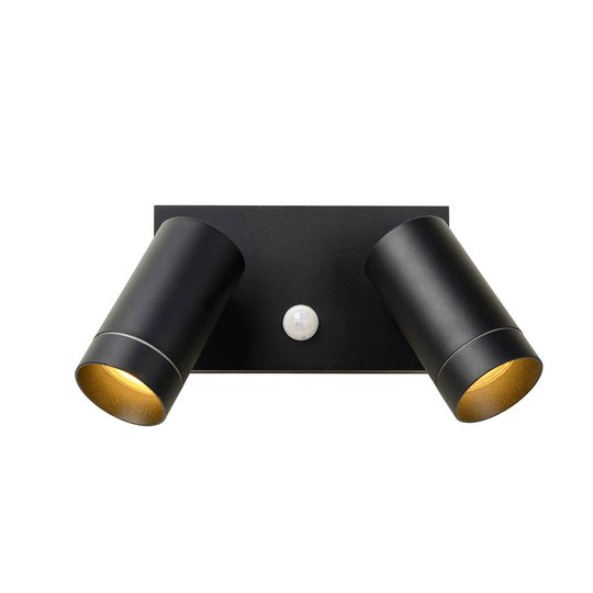 Utomhusväggspot Taylor sensor, 2 lampor svart