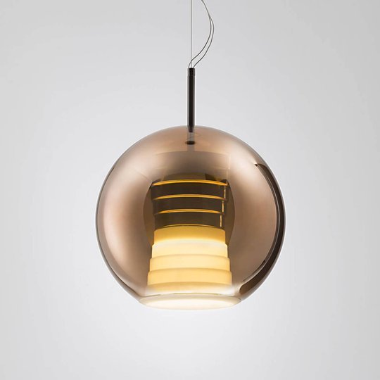 Fabbian Beluga Royal - LED-hänglampa koppar 30 cm