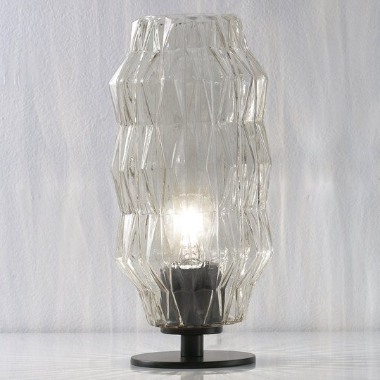 Bordslampa Origami, transparent