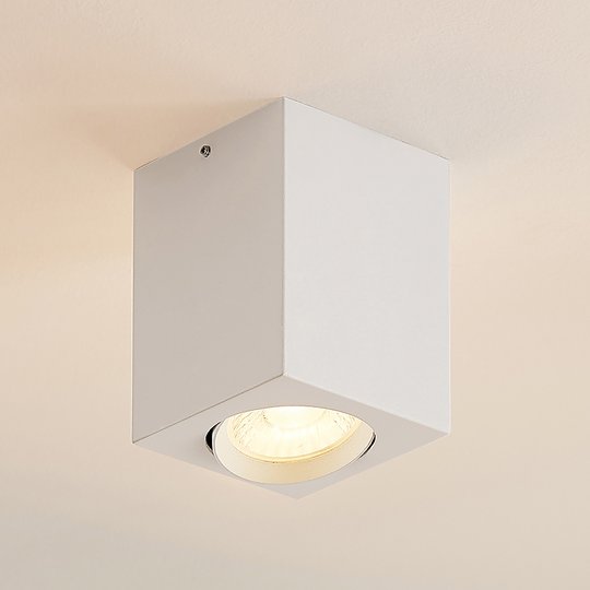 Arcchio Basir LED-takspotlight vit 4,8W