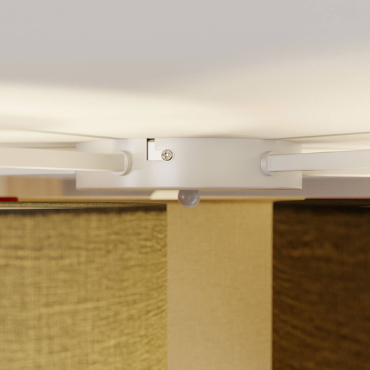 Lindby Laurenz taklampa, 5 lampor 90 cm röd-vit
