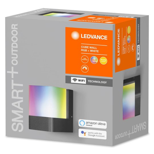 LEDVANCE SMART+ WiFi Cube LED-vägglampa RGBW up