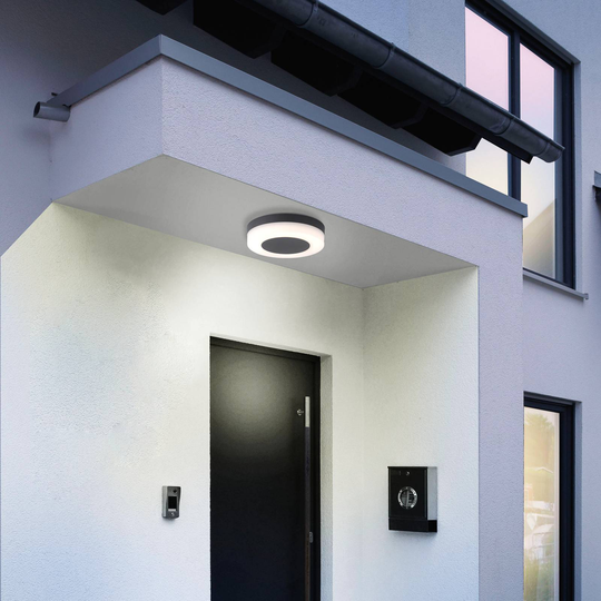 Paul Neuhaus Fabian LED-taklampa IP54 rund
