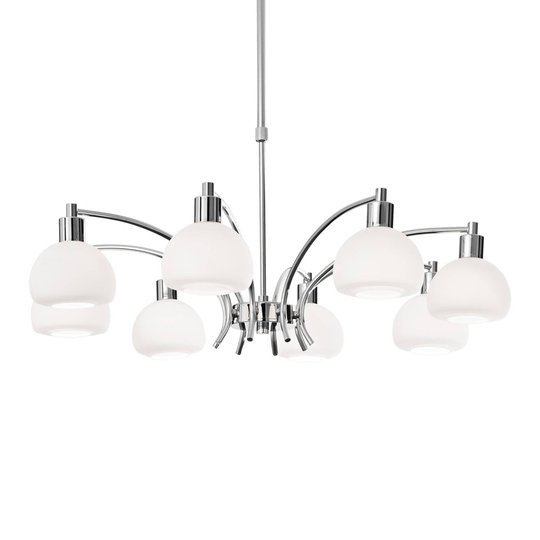 Hänglampa Tokyo E14 Ø 78 cm 8 lampor