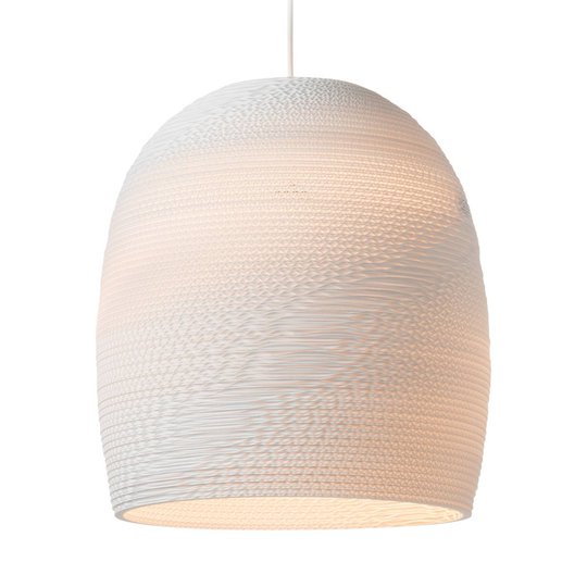 Pendellampa Bell vit Ø 38 cm