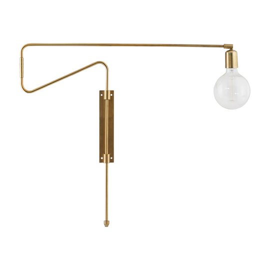 Vägglampa SWING mässing 70 cm House Doctor