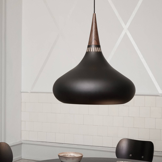 FRITZ HANSEN Orient P3 pendel svart/ros Ø 50 cm