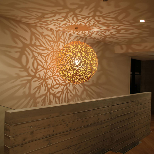 david trubridge Sola pendellampa Ø 80 cm natur