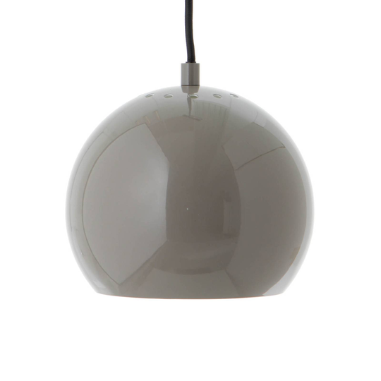 FRANDSEN Ball hänglampa Ø 18 cm grå blänkande