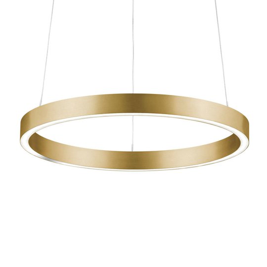 LED-hänglampa Svea-40, gestsensor, guld
