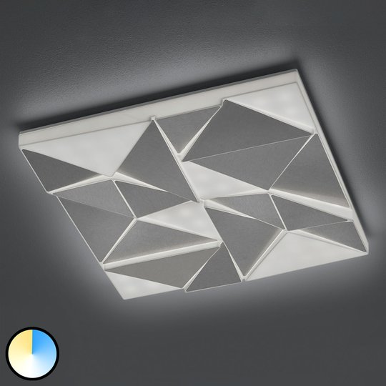 LED-taklampa Trinity med nattlampa, 60 x 60 cm