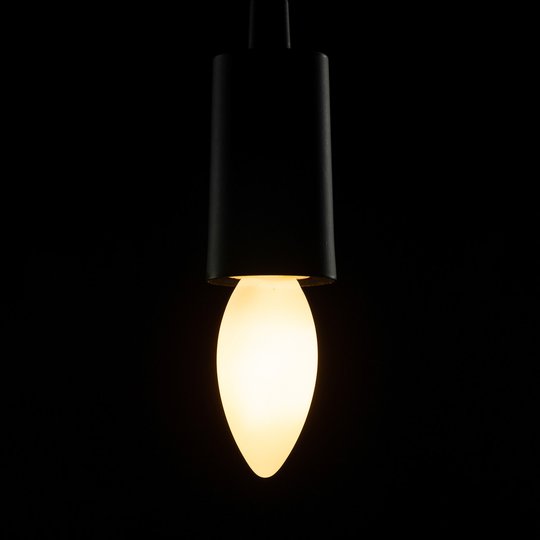SEGULA LED-kronljuslampa E14 4 W ambient opal