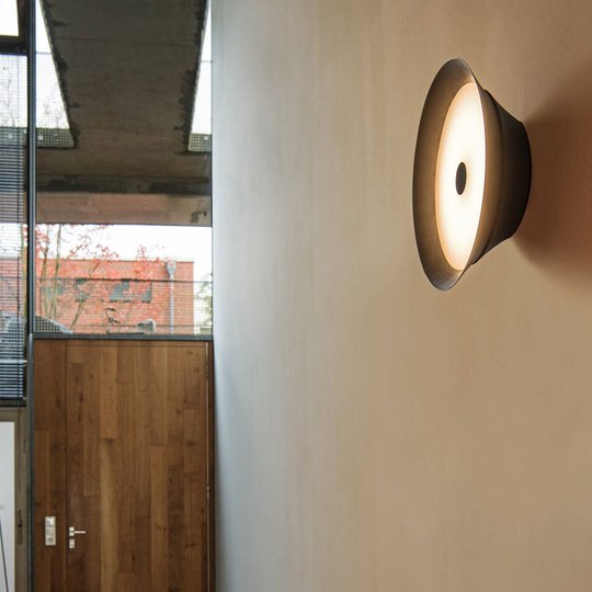 SLV Bato 35 LED-vägglampa svart