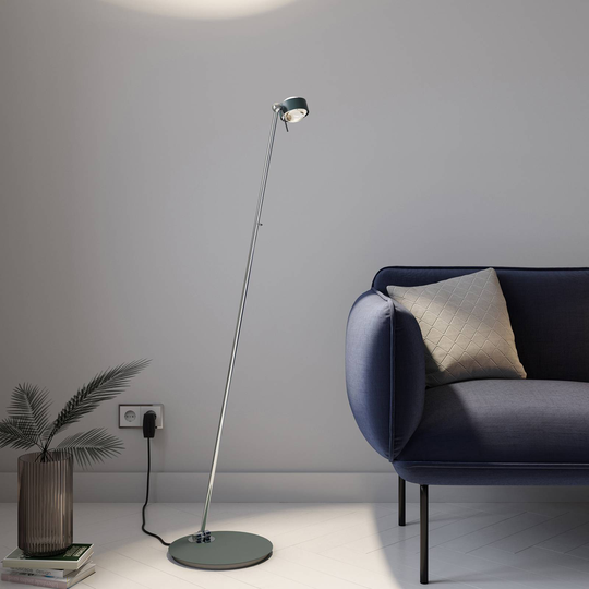 Puk Mini Floor Mini Single LED matt/klar antracit