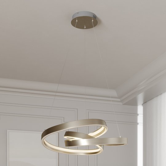 Lucande Gunbritt LED-hänglampa, 60 cm