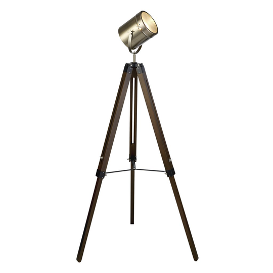Tripod golvlampa (Trä)
