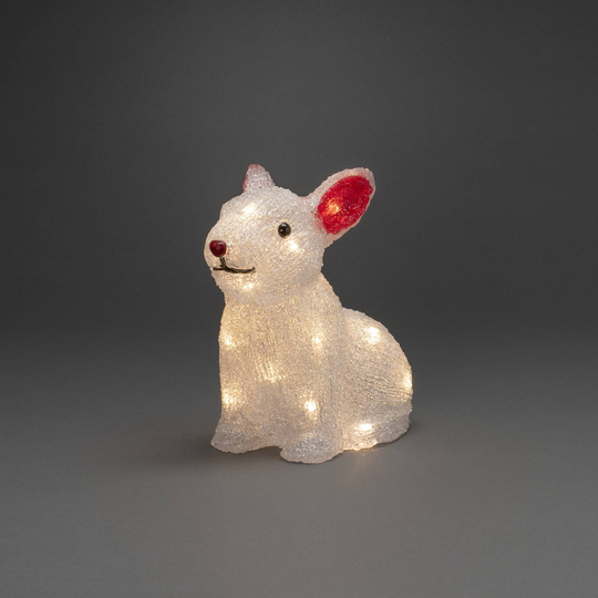 LED-lampfigur Kanin, batteridrift