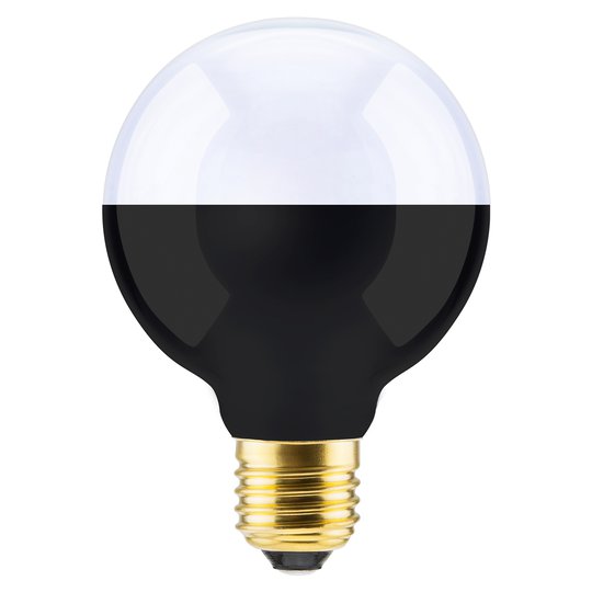 SEGULA LED-Globe G80 E27 6W Bottom Mirror svart