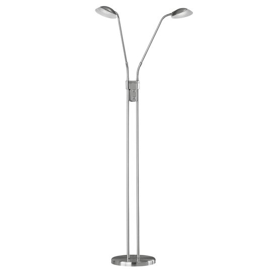LED-golvlampa Pool TW, 2 lampor nickel
