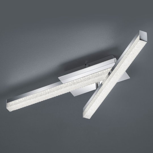 LED-taklampa Alley med kristalleffekt
