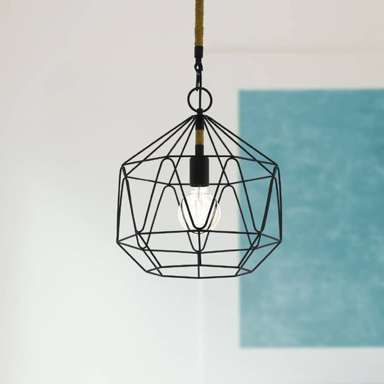 Hänglampa Cottingham, bur, 1 lampa