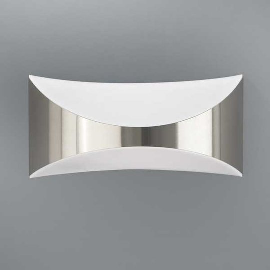 Elegant utomhusvägglampa ABERDEEN, rostfritt stål