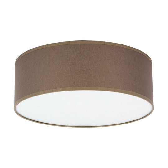 Taklampa Rondo, Ø 38 cm, brun