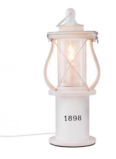 1898 bordlampa (Vit)