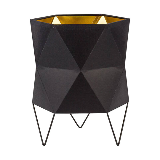 Bordslampa Siro svart/guld