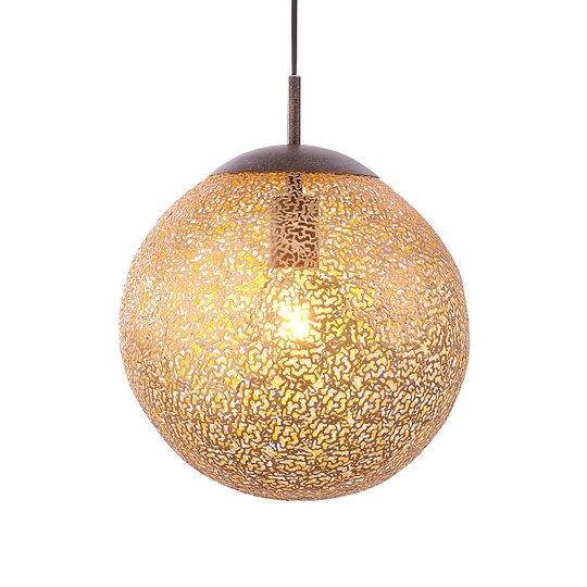 Pendellampa Greta med kulskärm, 30 cm