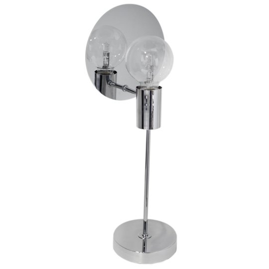 Gloria bordlampa (Förkromad/blank)