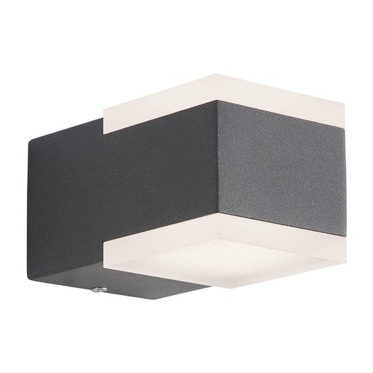 AEG Amity LED-utomhusvägglampa, 2 lampor