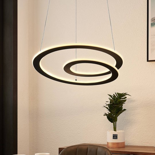 Lindby Cilija LED-hänglampa dimbar Ø 52 cm