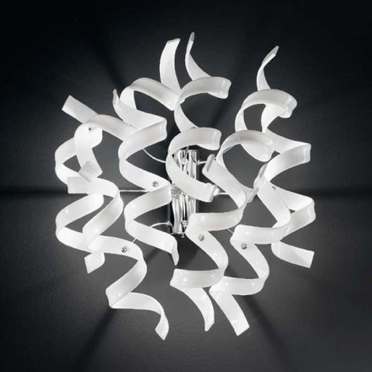 Dekorativ vägglampa WHITE