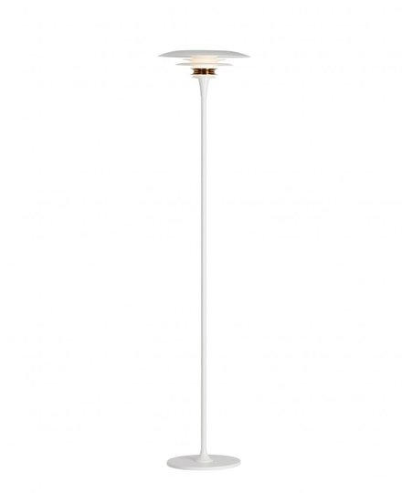 Diablo golvlampa (mässing) (Vit)