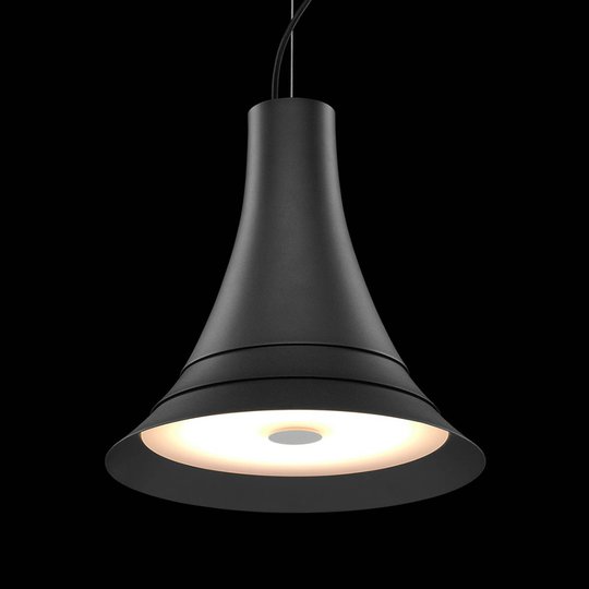 SLV Bato 35 LED-hänglampa svart Ø35 cm
