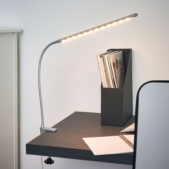 LED-klämlampa Anka med flexarm och klart ljus