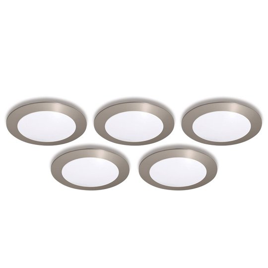 Inbyggnadslampa FR 68-LED 5dels-set varmvit