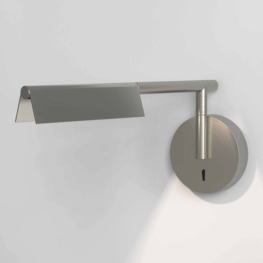 Astro Fold LED-vägglampa strömbrytare, nickel