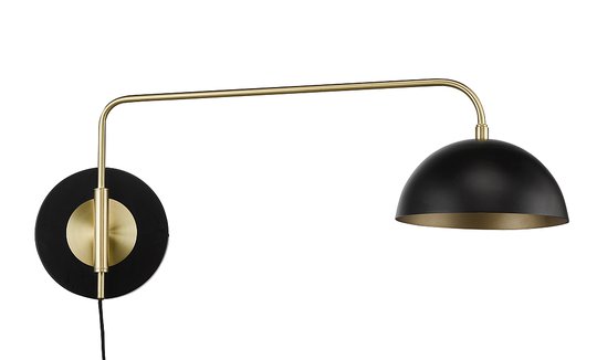 Milano vägglampa (Svart)