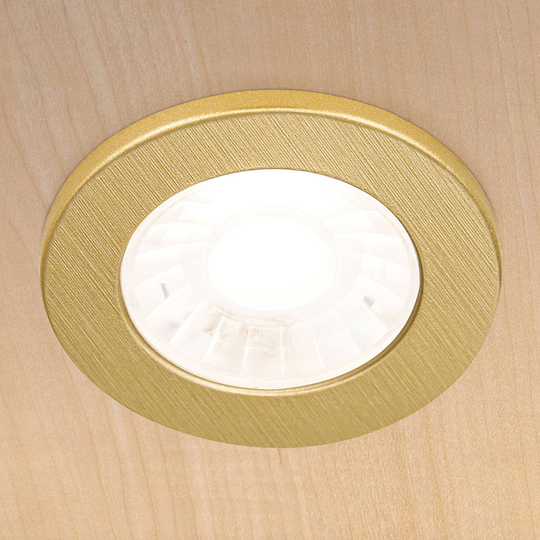 LED-möbelinbyggnadslampa Artist 3-pack mässing