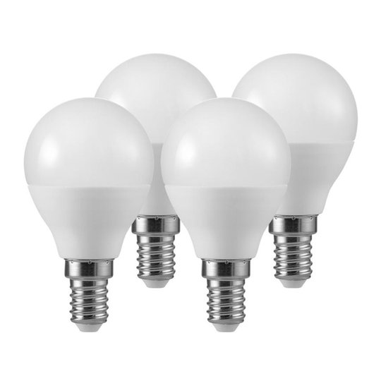 LED-dropplampa E14 3W 2 700 K matt 3+1-pack